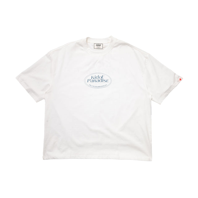 KID OF PARADISE LOGO BLUE TEE | WHITE