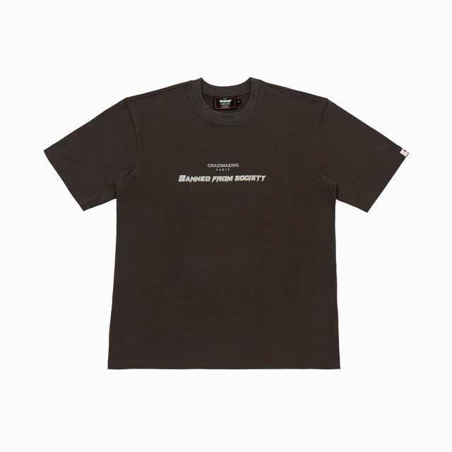 The New Banned from Society TEE | Brown