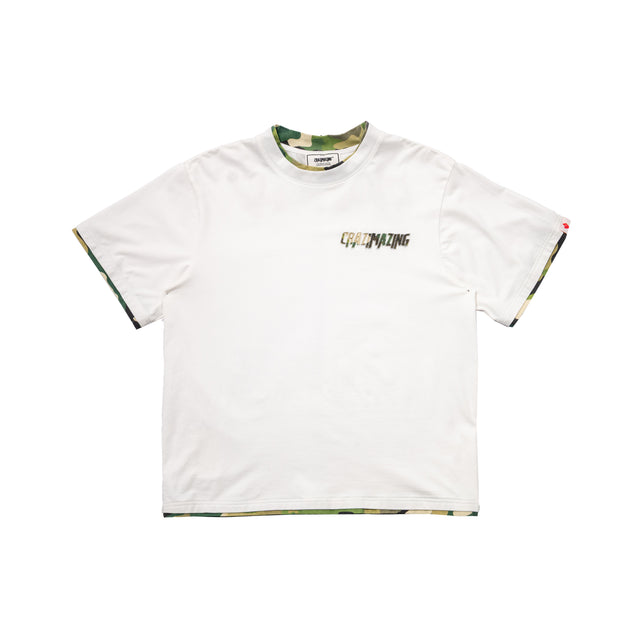 Camo Tee | White-Green