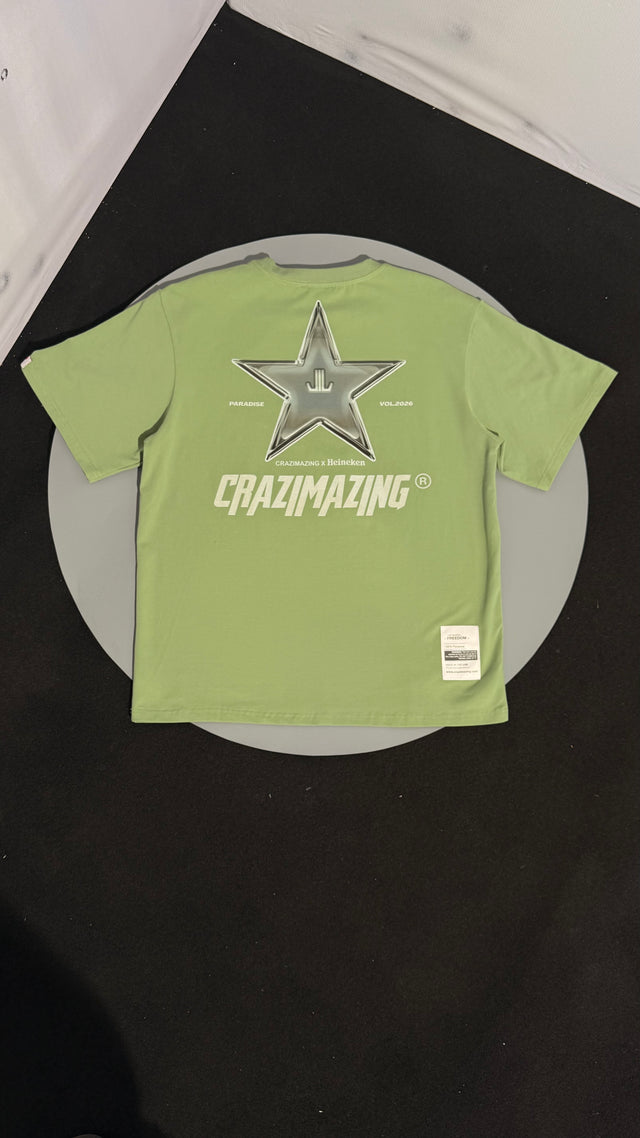 Chrome Star | Light Green