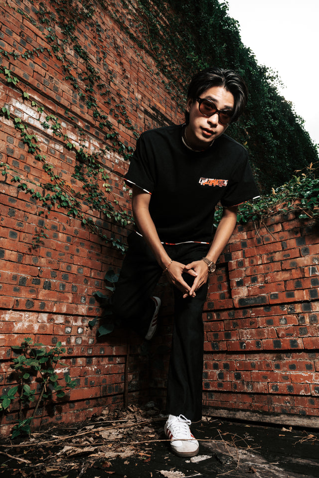 Camo Tee | Black-Red