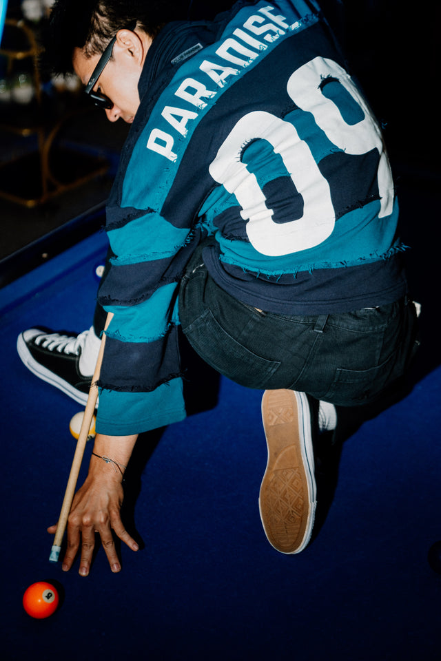 CZ POLO long sleeve | BLACK GREEN