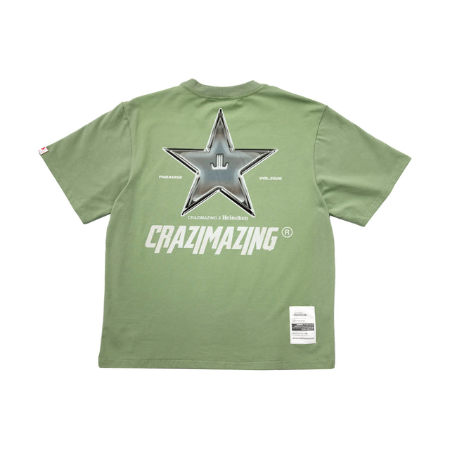 Chrome Star | Light Green