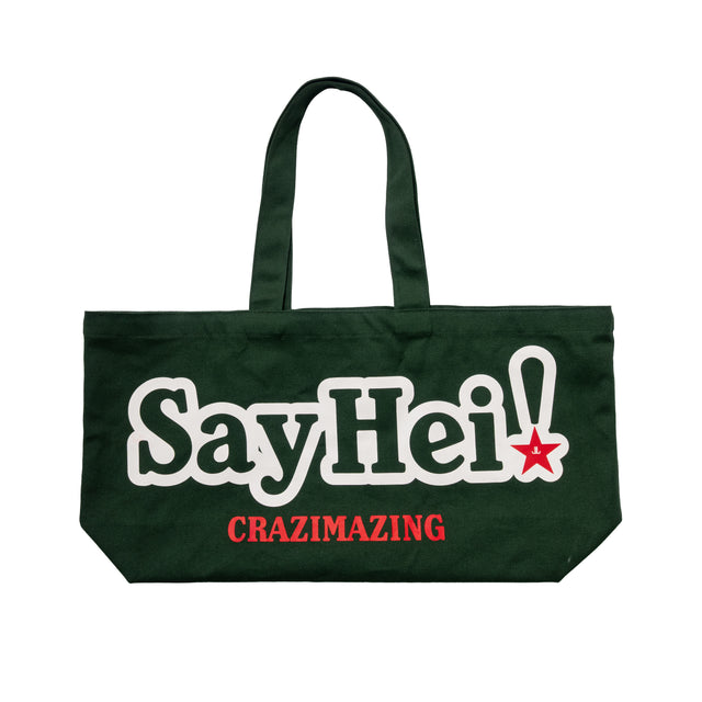 Say Hei! Tote Bag | Green
