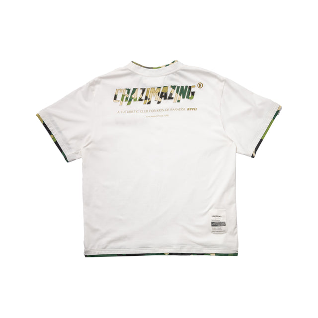 Camo Tee | White-Green