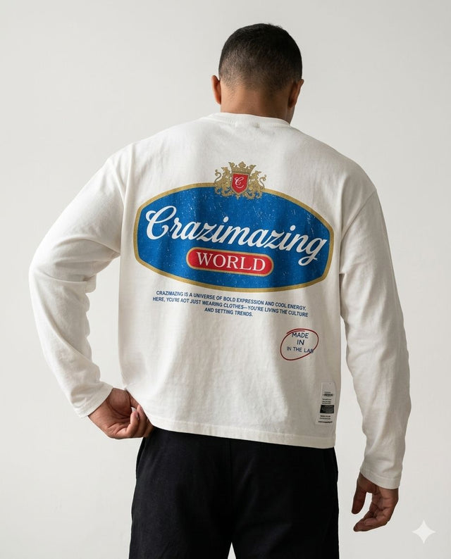 CZ RACE SPONSOR SWEATER | WHITE