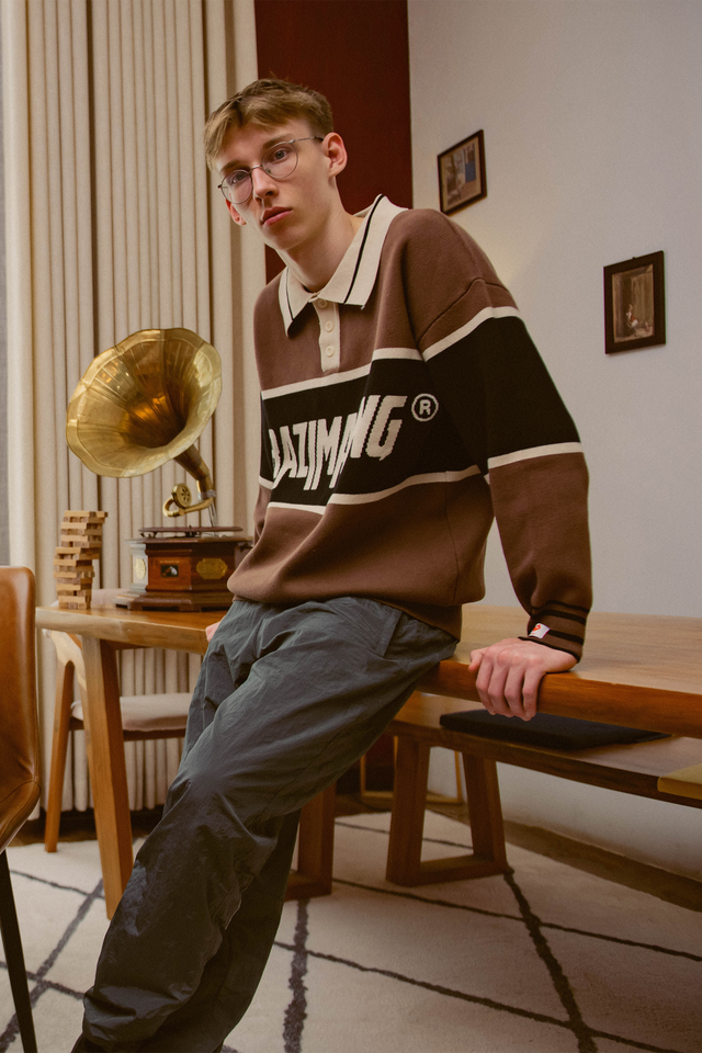 Crazimazing Knit Polo l Vintage