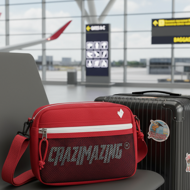 Crazi World Mini Crossbody Bag | Red