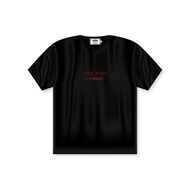This Is Not Chanel TEE | BLACK