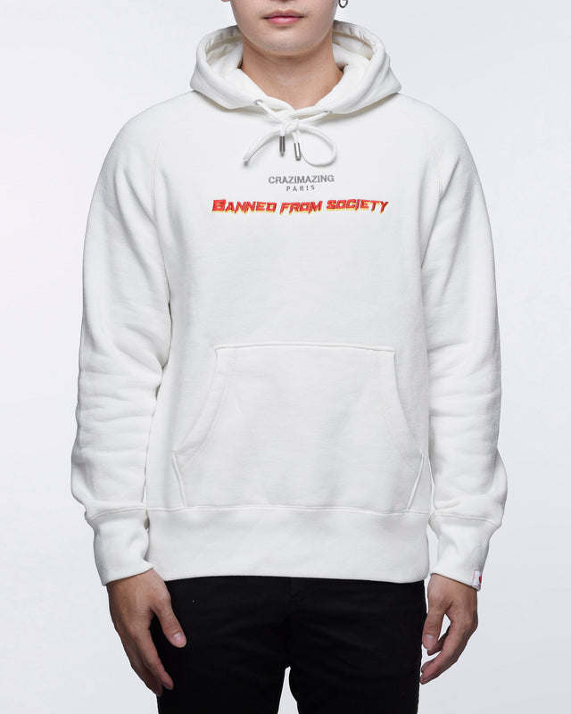 Banned from society HOOD | WHITE