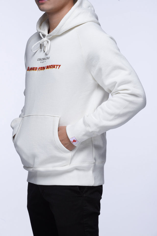 Banned from society HOOD | WHITE