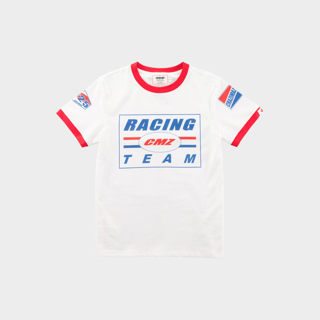MCZ Classic Racing RED ACCENT TEE | WHITE