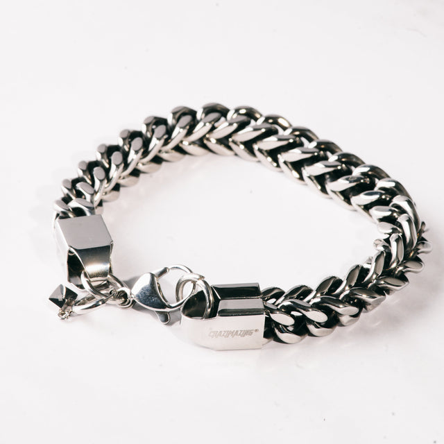 Crazimazing Heart Tag Heavy Chains in Stainless Steel