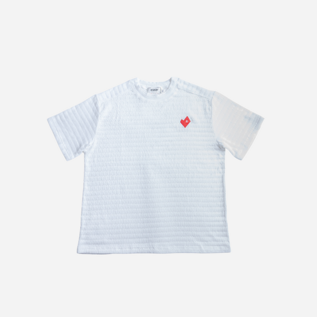 CZ FLUFFY SHIRT  | WHITE
