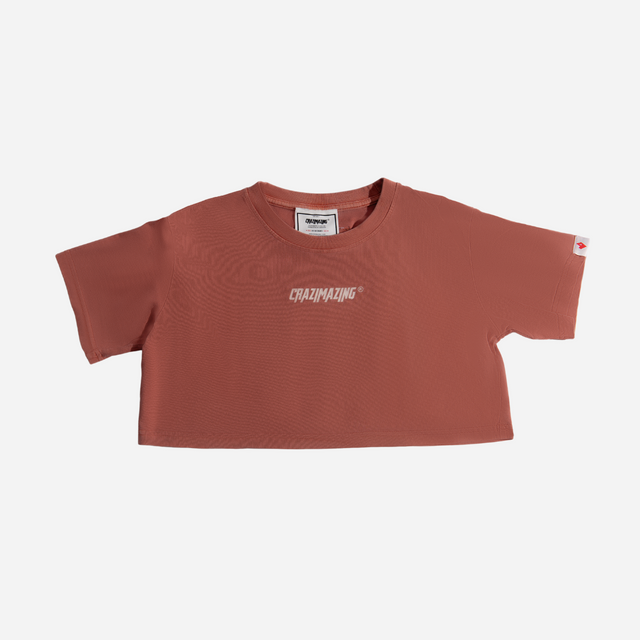 CZ CLASSIC CROP l RED BROWN