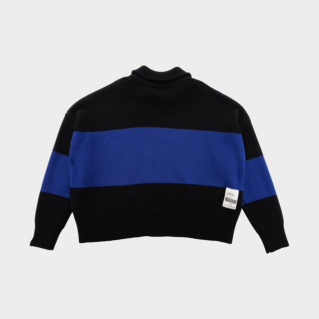 CRAZIMAZING KNIT POLO l MIDNIGHT