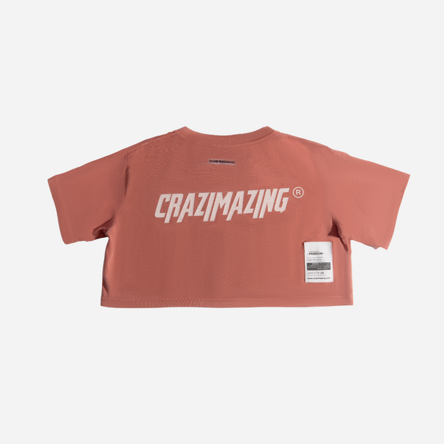 CZ CLASSIC CROP l RED BROWN