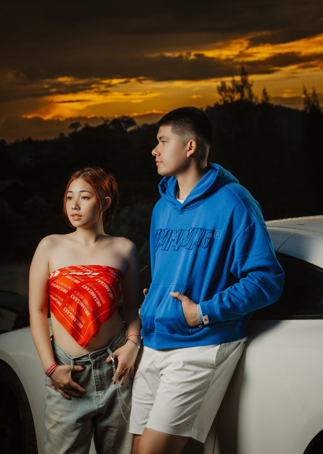 RAW HOODIE | BLUE