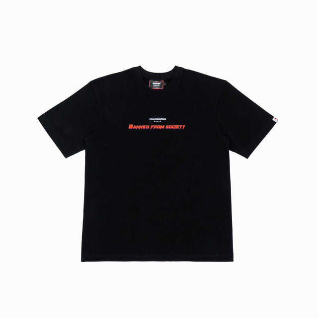 The New Banned from Society TEE | Black
