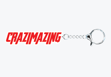 Crazimazing Keychain | Stainless Enamel