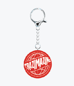 Crazimazing World Keychain | Stainless Enamel