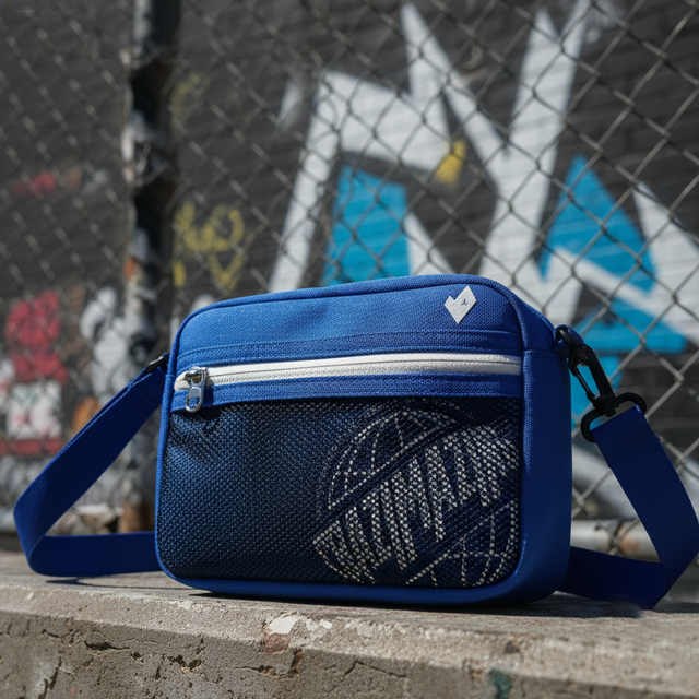 Crazi World Mini Crossbody Bag | Blue